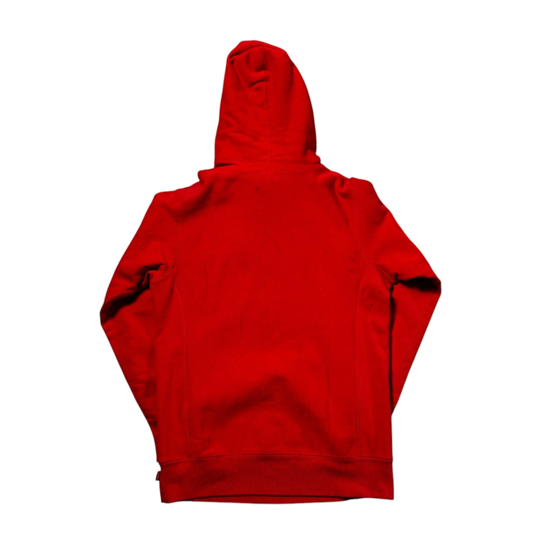 Red Supreme Box Logo Hoodie - M