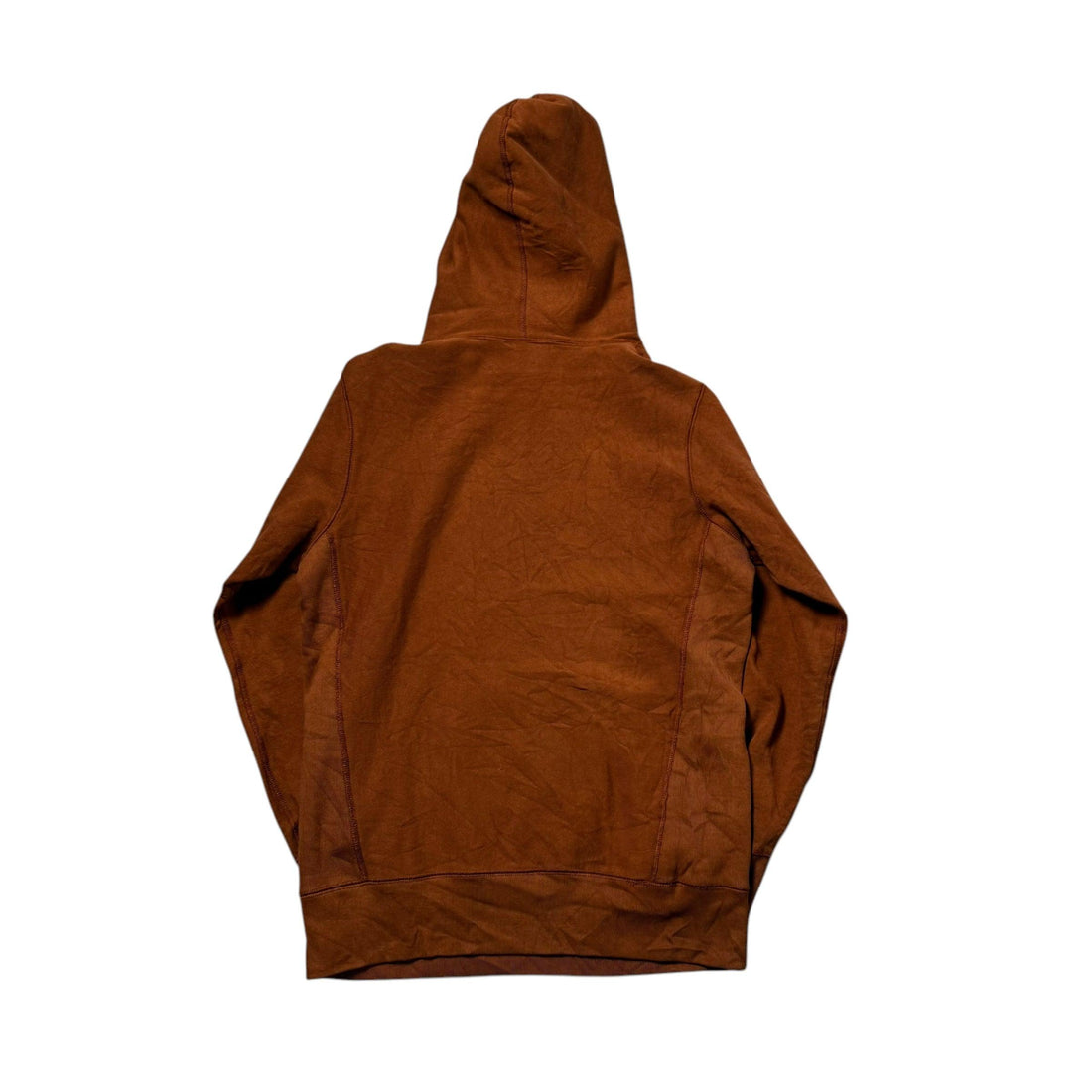 Brown Supreme Box Logo Hoodie - M