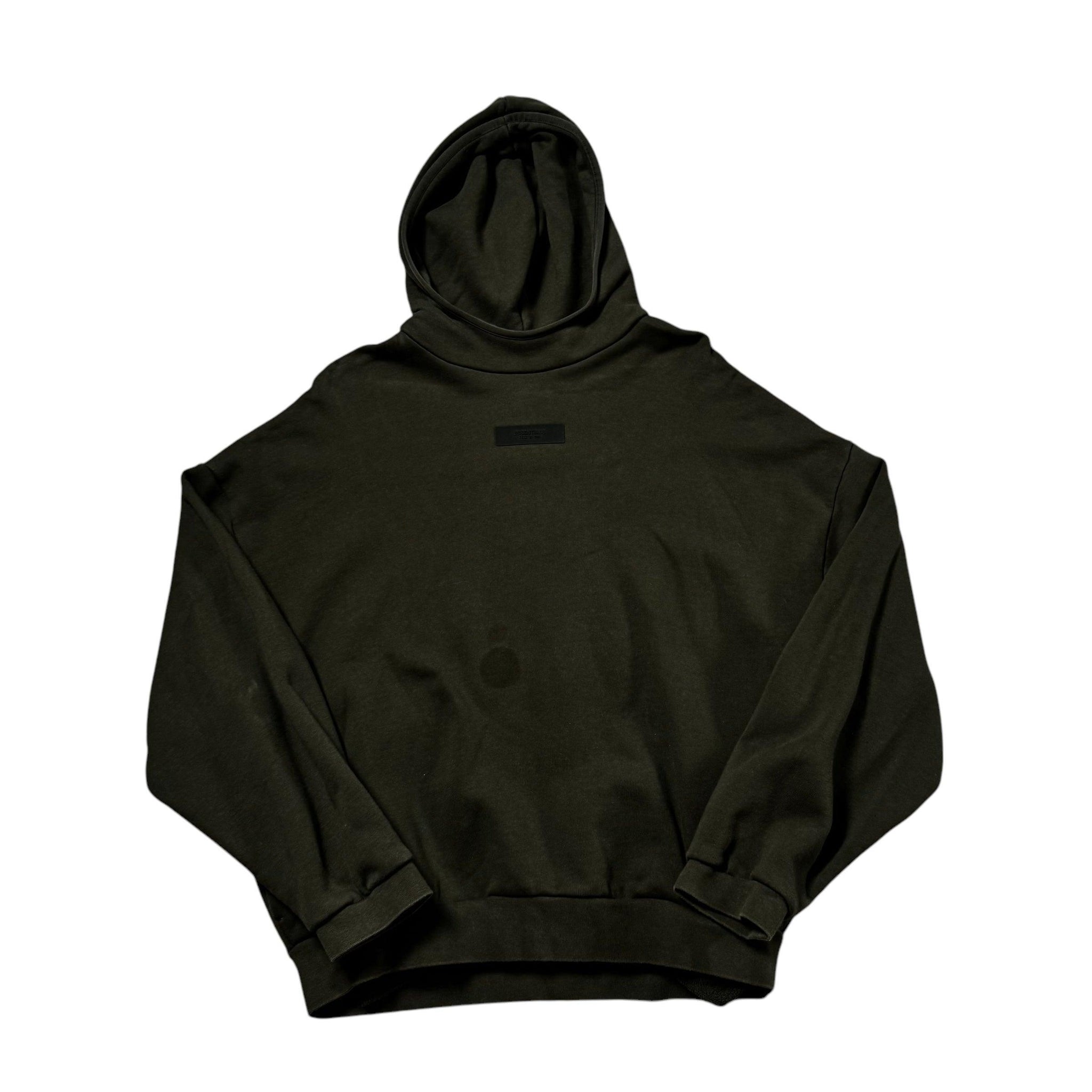 Black Fear of God Essentials Hoodie - M