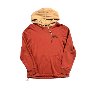 Brown/ Orange Stussy Hoodie - L