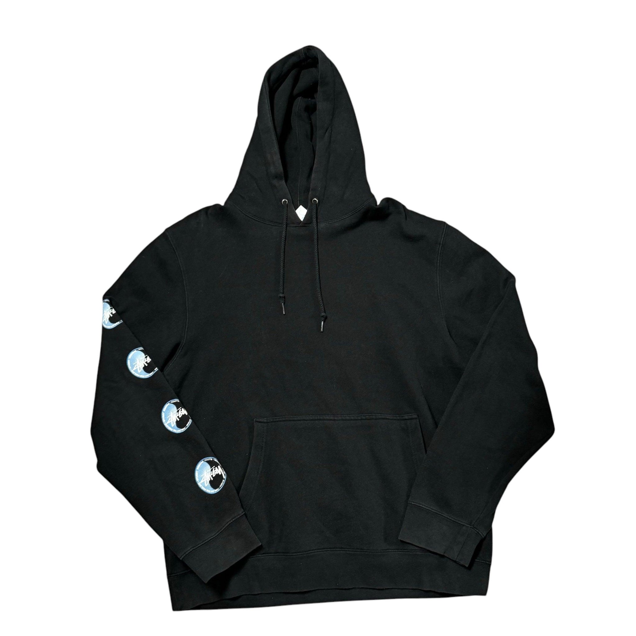 Black Stussy Hoodie - L