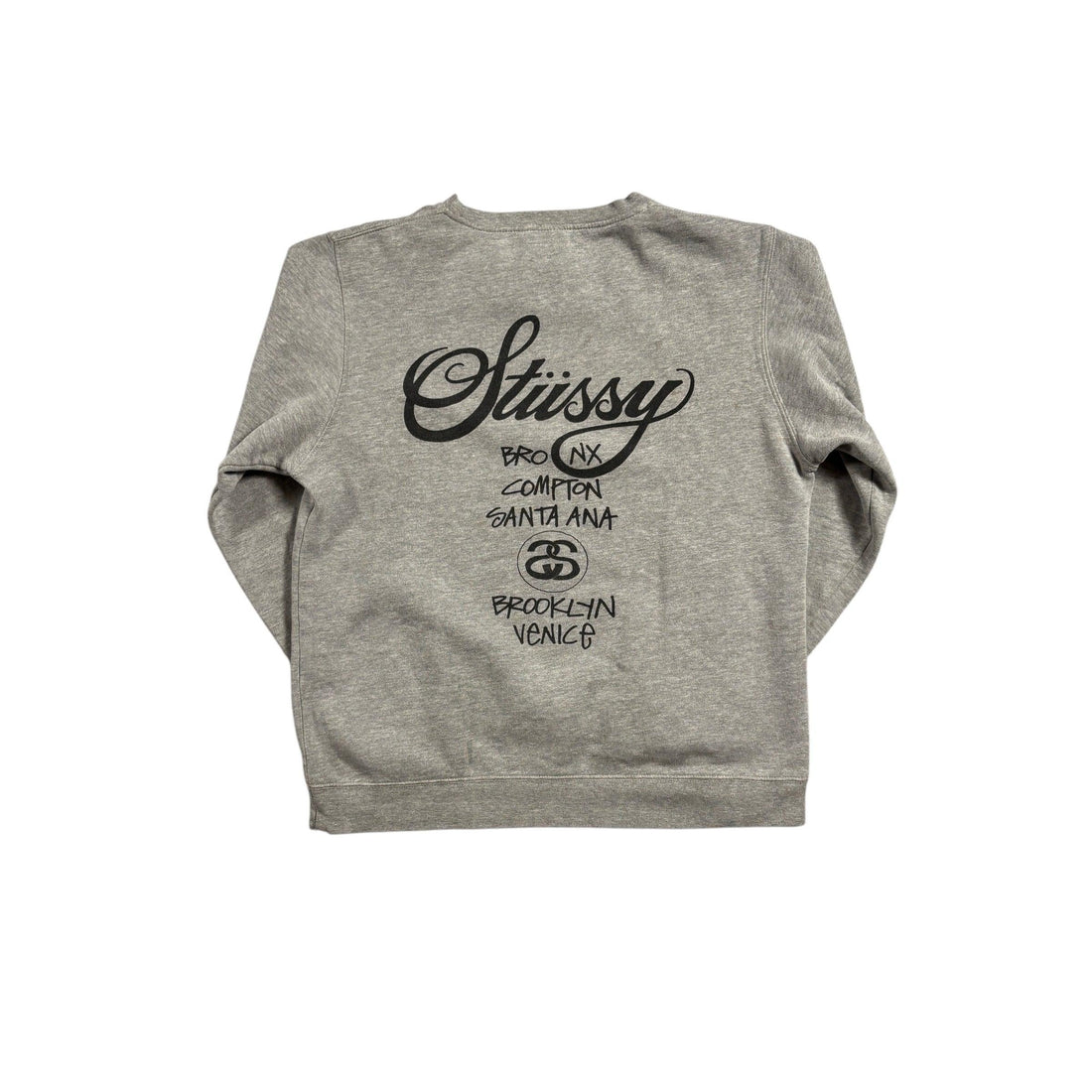 Grey Stussy Sweatshirt - L