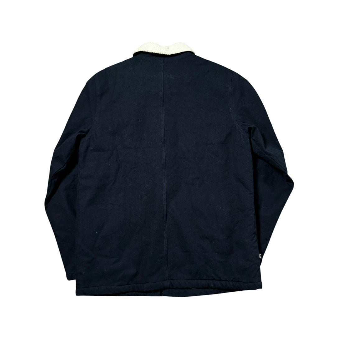 Brand New Navy Blue Stussy Fleece Lined Jacket - M