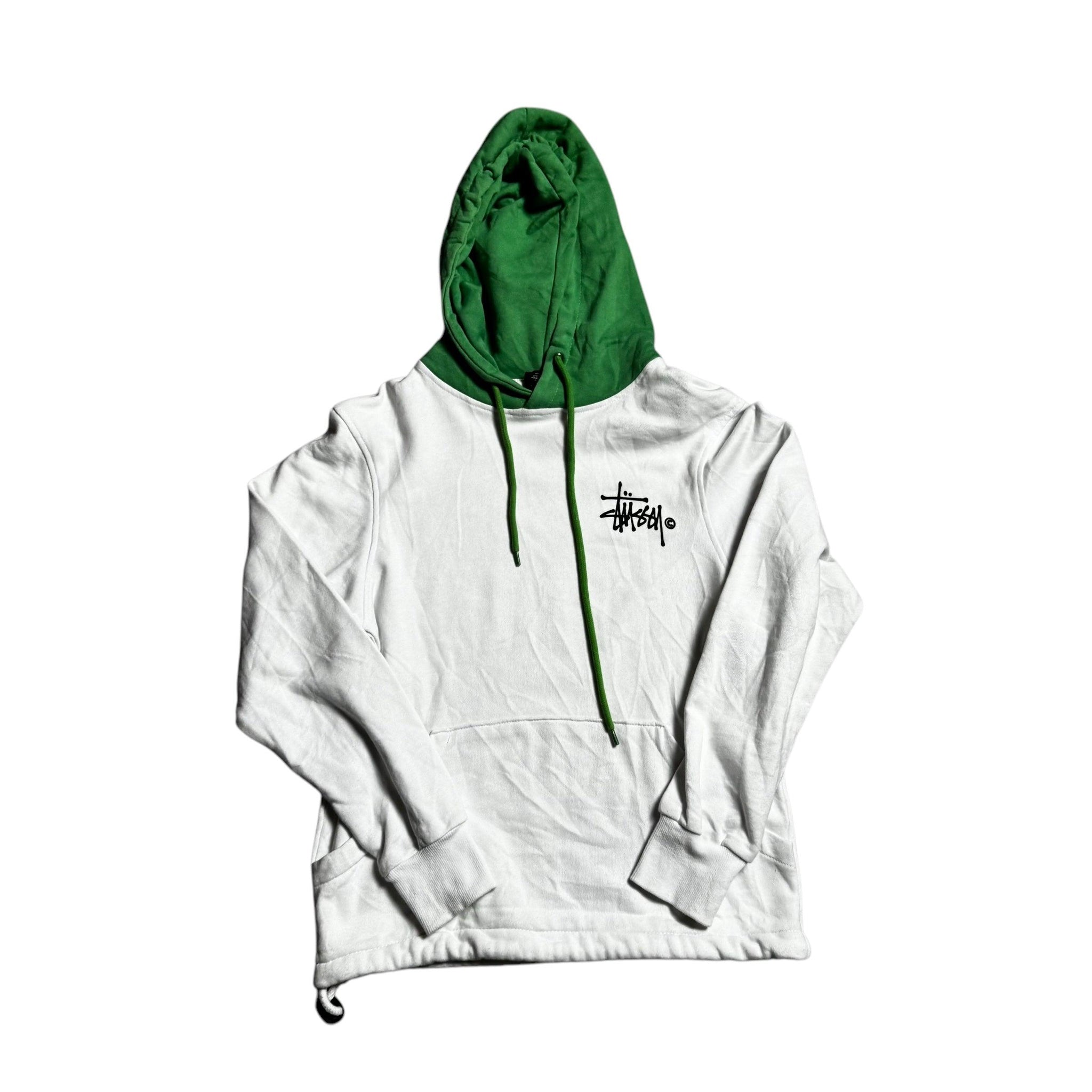 White Stussy Hoodie - S