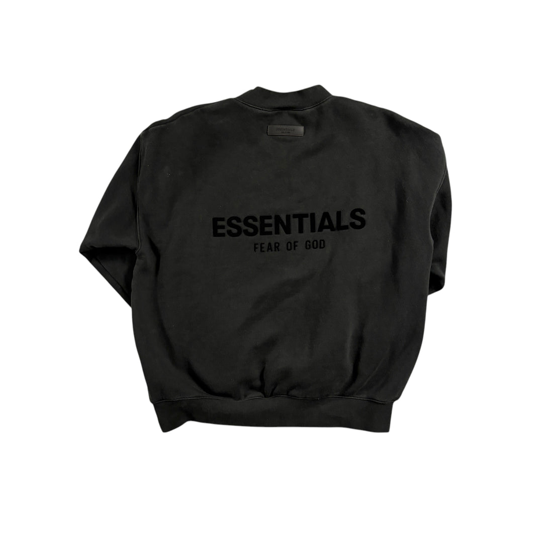 Black Fear Of God Essentials Sweatshirt - S