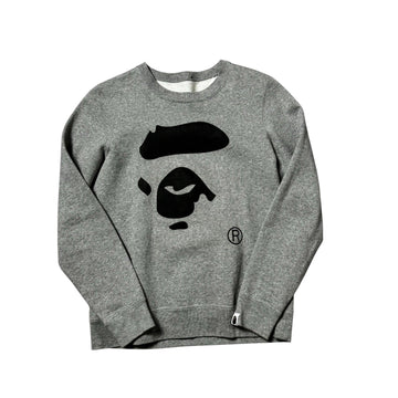 Grey A Bathing Ape (BAPE) Sweatshirt - S