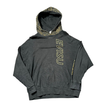 Black Evisu Hoodie - M