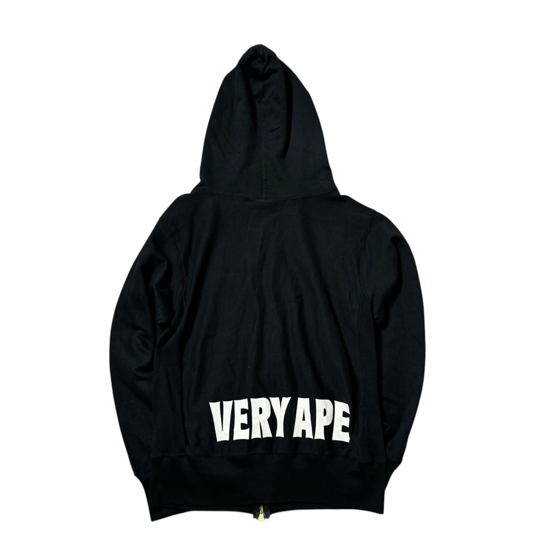 Black A Bathing Ape (BAPE) Zip Up Hoodie - M