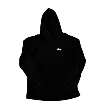 Black Stussy 8 Ball Hoodie - XL