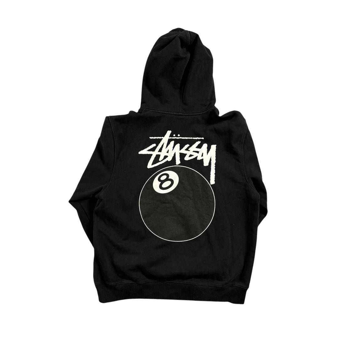 Black Stussy 8 Ball Hoodie - XL