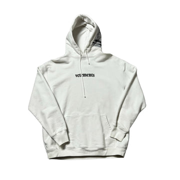 White Vetements Hoodie - L