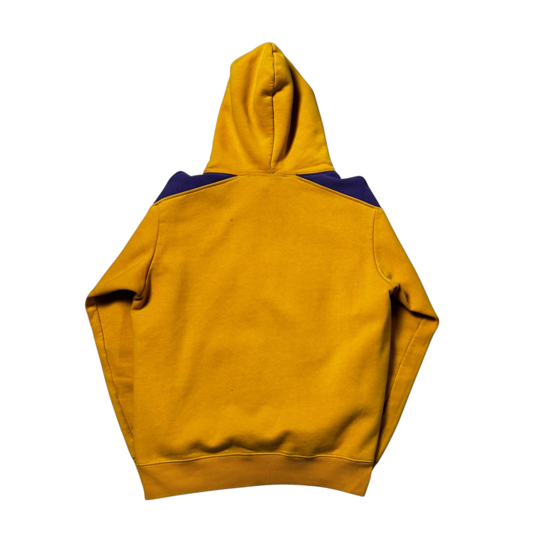 Yellow + Purple Supreme Hoodie - L