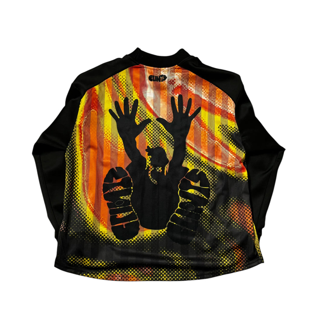 Orange + Black Clint’s Sweatshirt Jersey - M