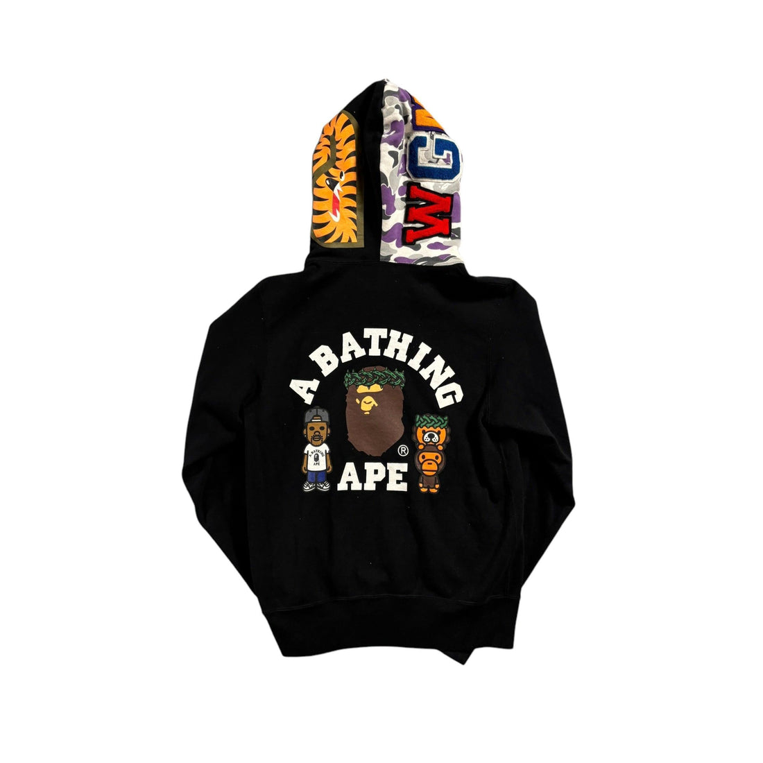 Black A Bathing Ape (BAPE) x Big Sean Zip Up Hoodie - S