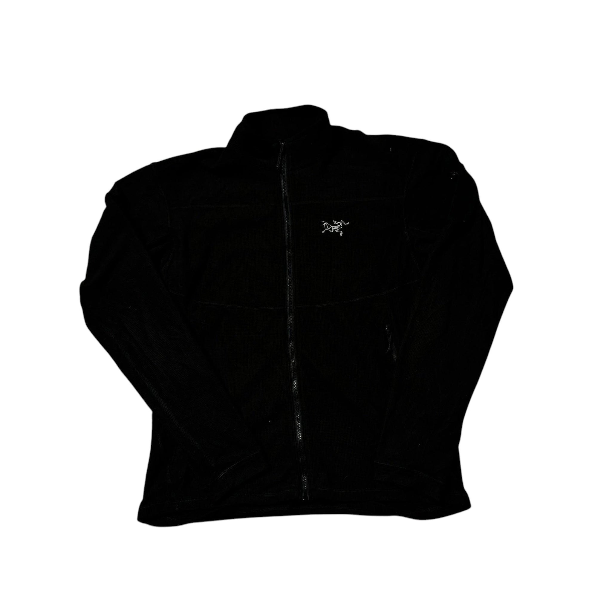 Vintage Black Arc’Teryx Full Zip Fleece - M