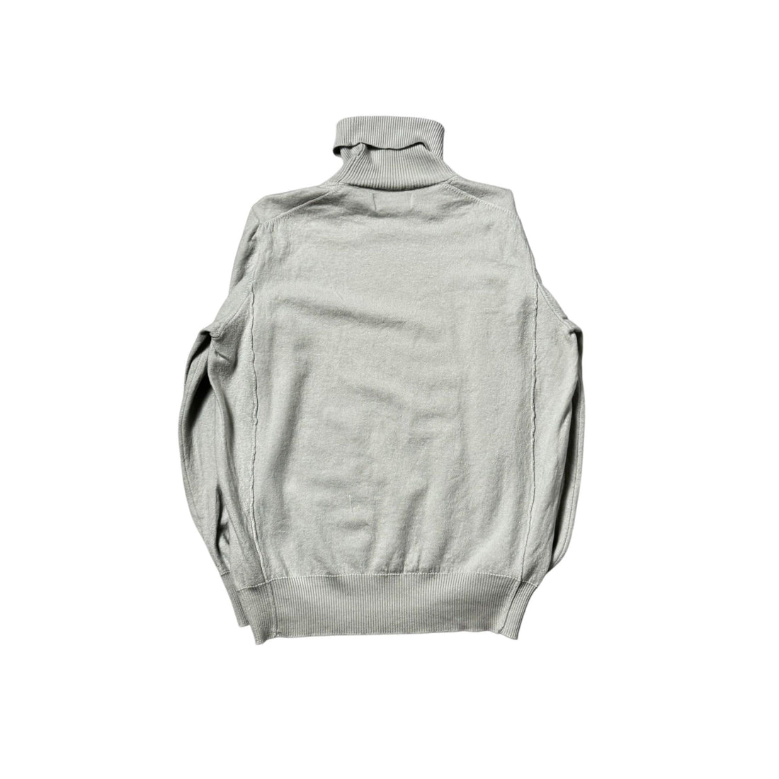 White Stone Island Roll Neck Sweatshirt - M