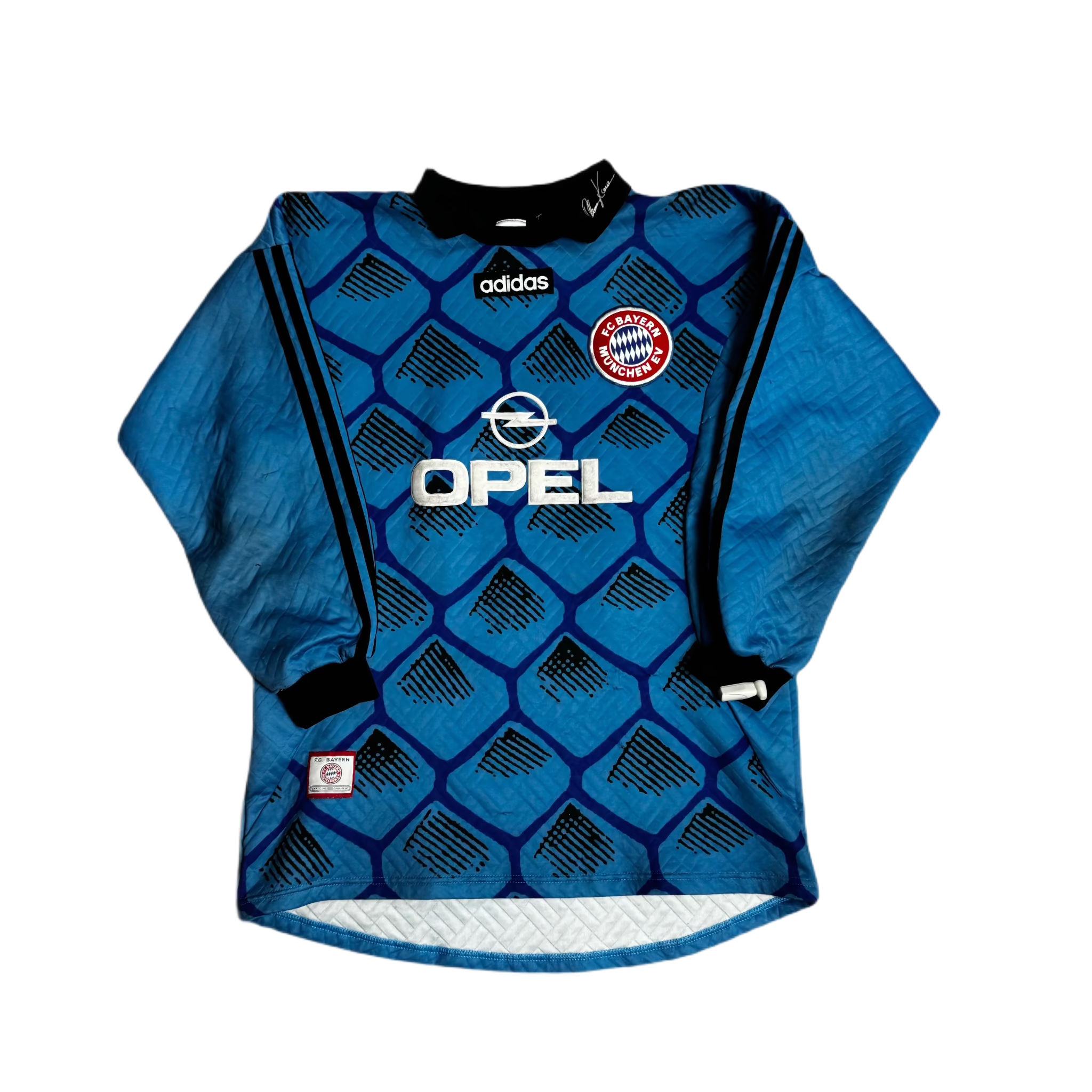 1996 - 98 Bayern Munich Goalkeeper Shirt - M