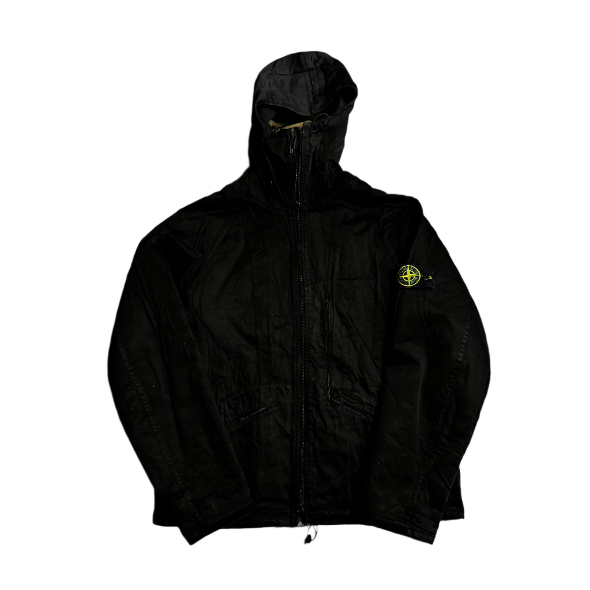 Vintage Black Stone Island Jacket - L