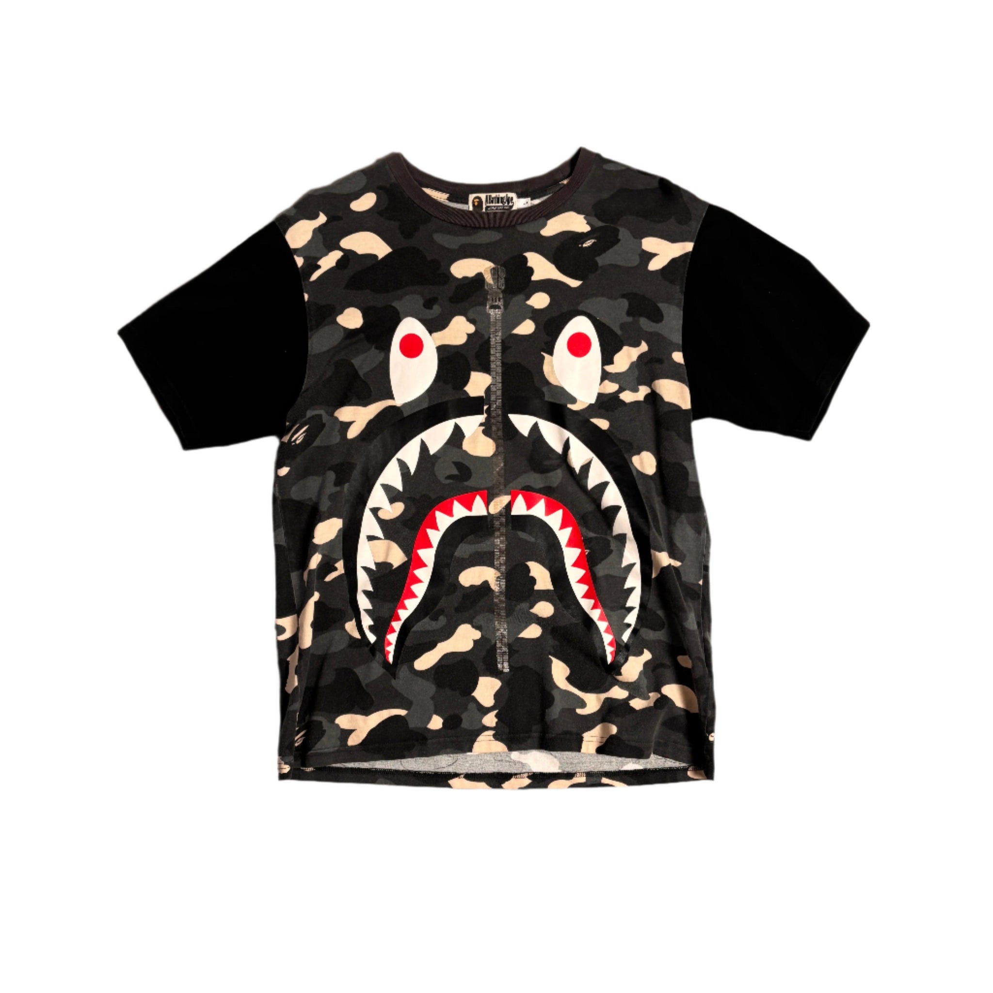 Black Camo A Bathing Ape (BAPE) Tee - L