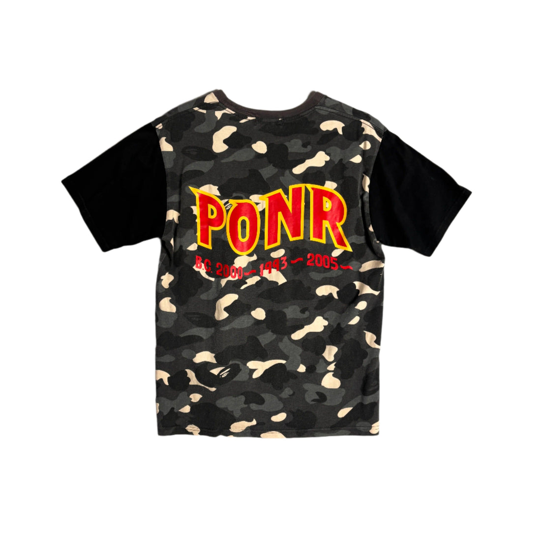 Black Camo A Bathing Ape (BAPE) Tee - L