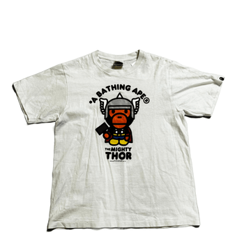 White A Bathing Ape (BAPE) x Thor Tee - M