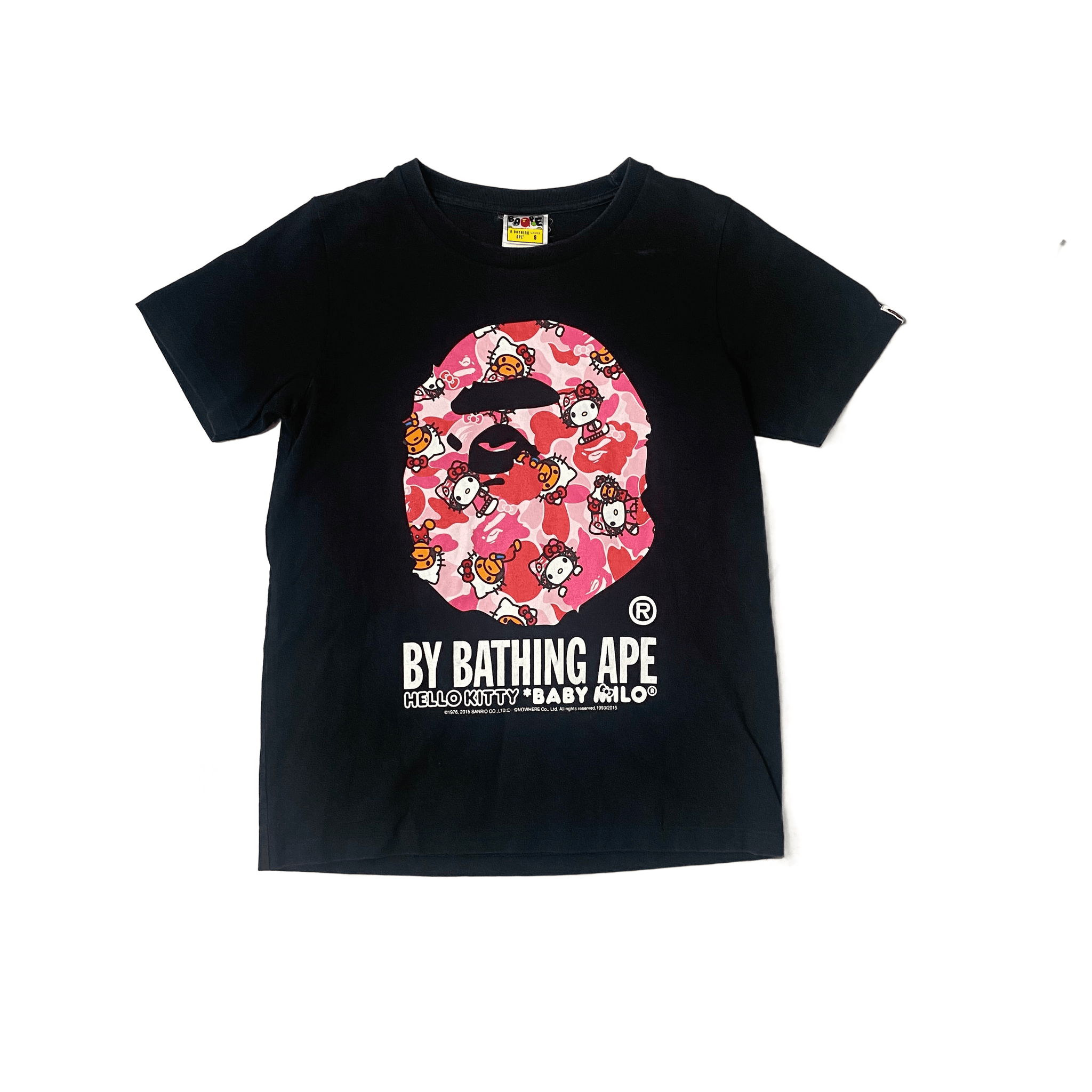 Black A Bathing Ape (BAPE) x Hello Kitty Tee - S