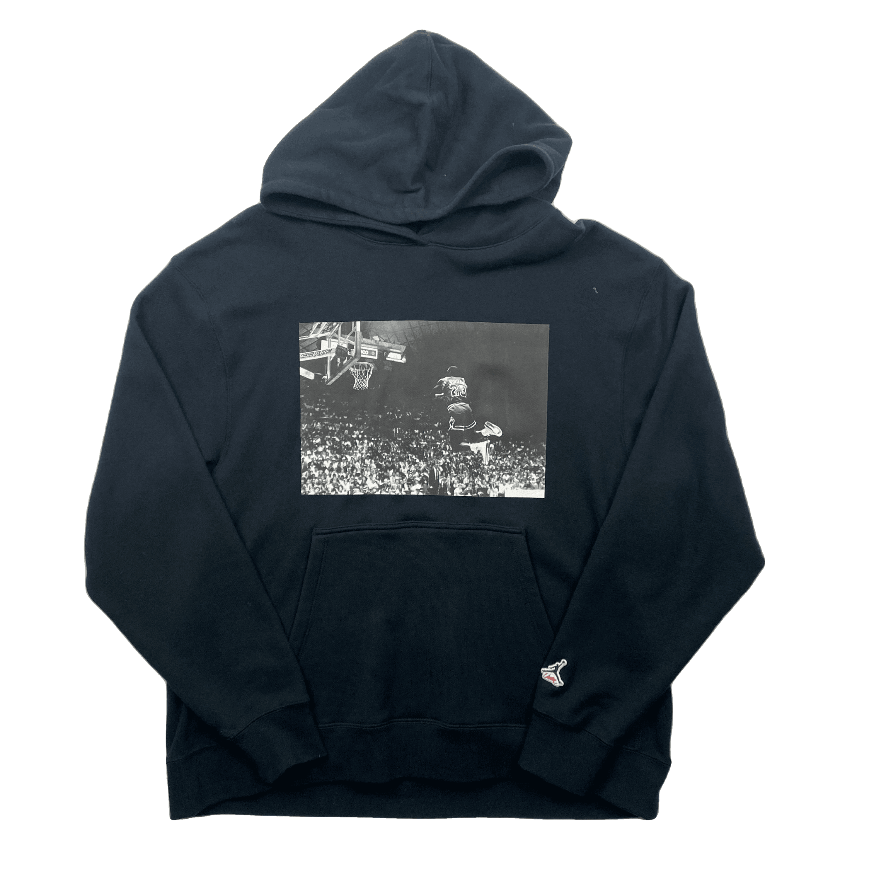 Black Air Jordan x Union Flying High Hoodie - Extra Large