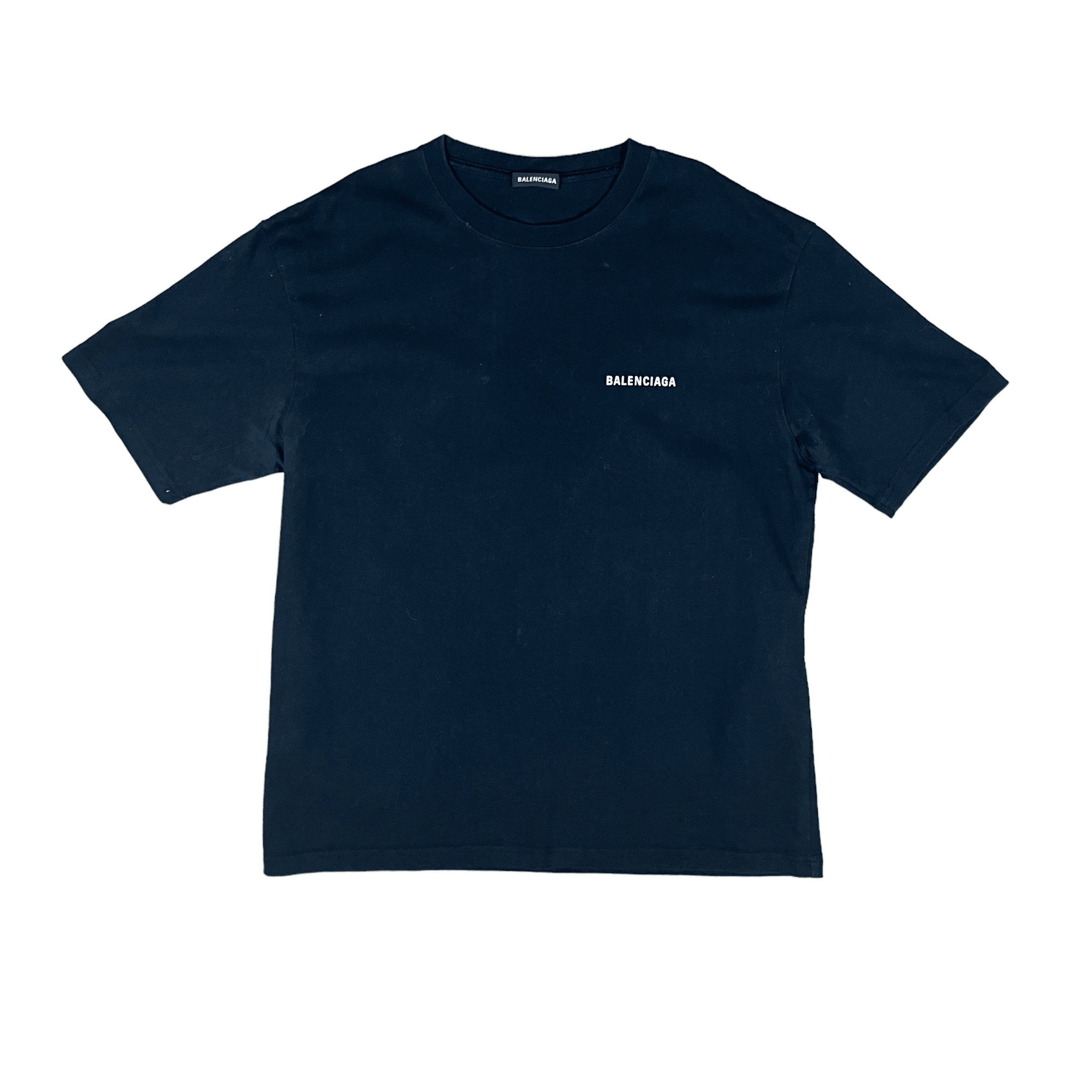 Black Balenciaga Tee - Large - The Streetwear Studio