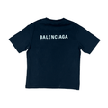 Black Balenciaga Tee - Large - The Streetwear Studio