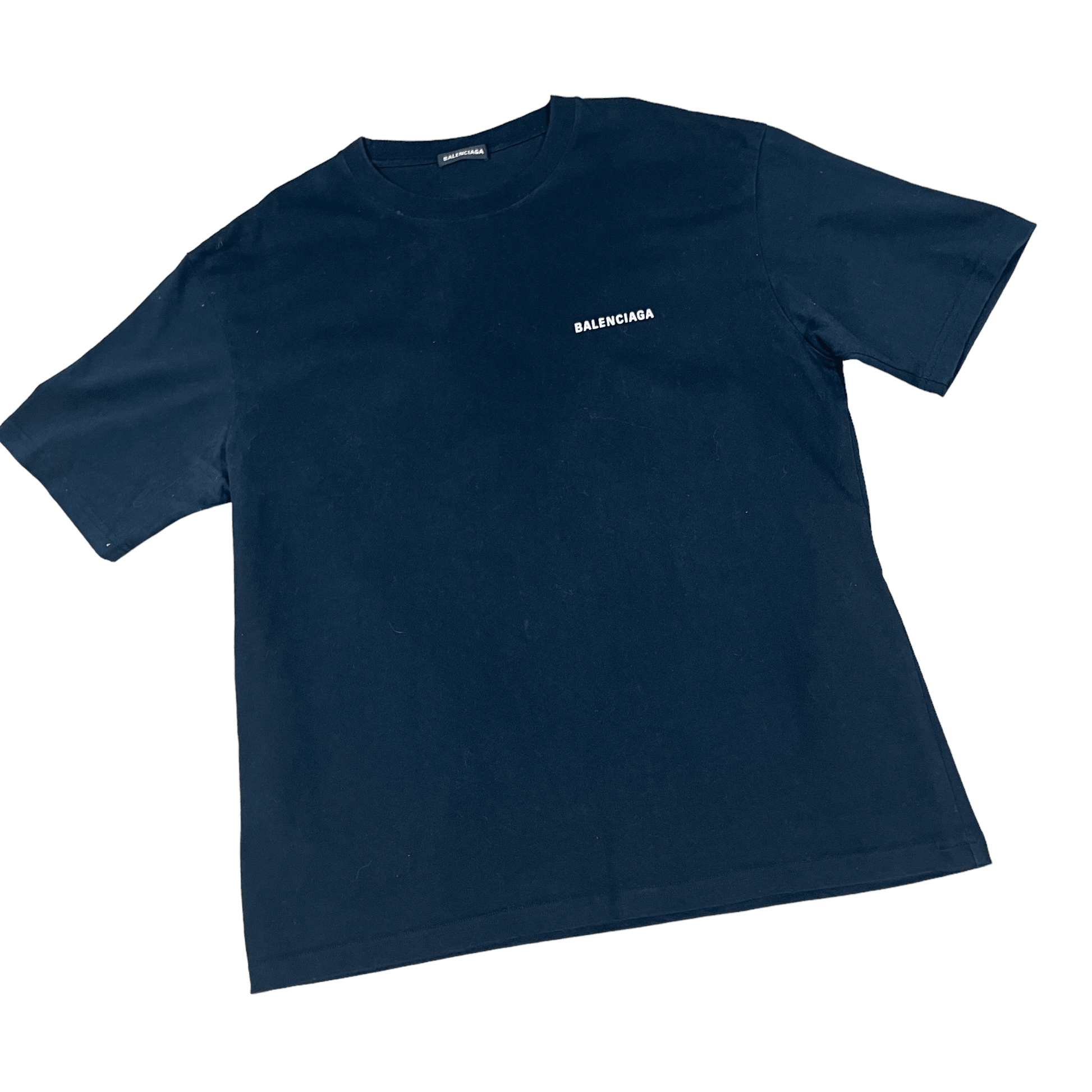 Black Balenciaga Tee - Large - The Streetwear Studio