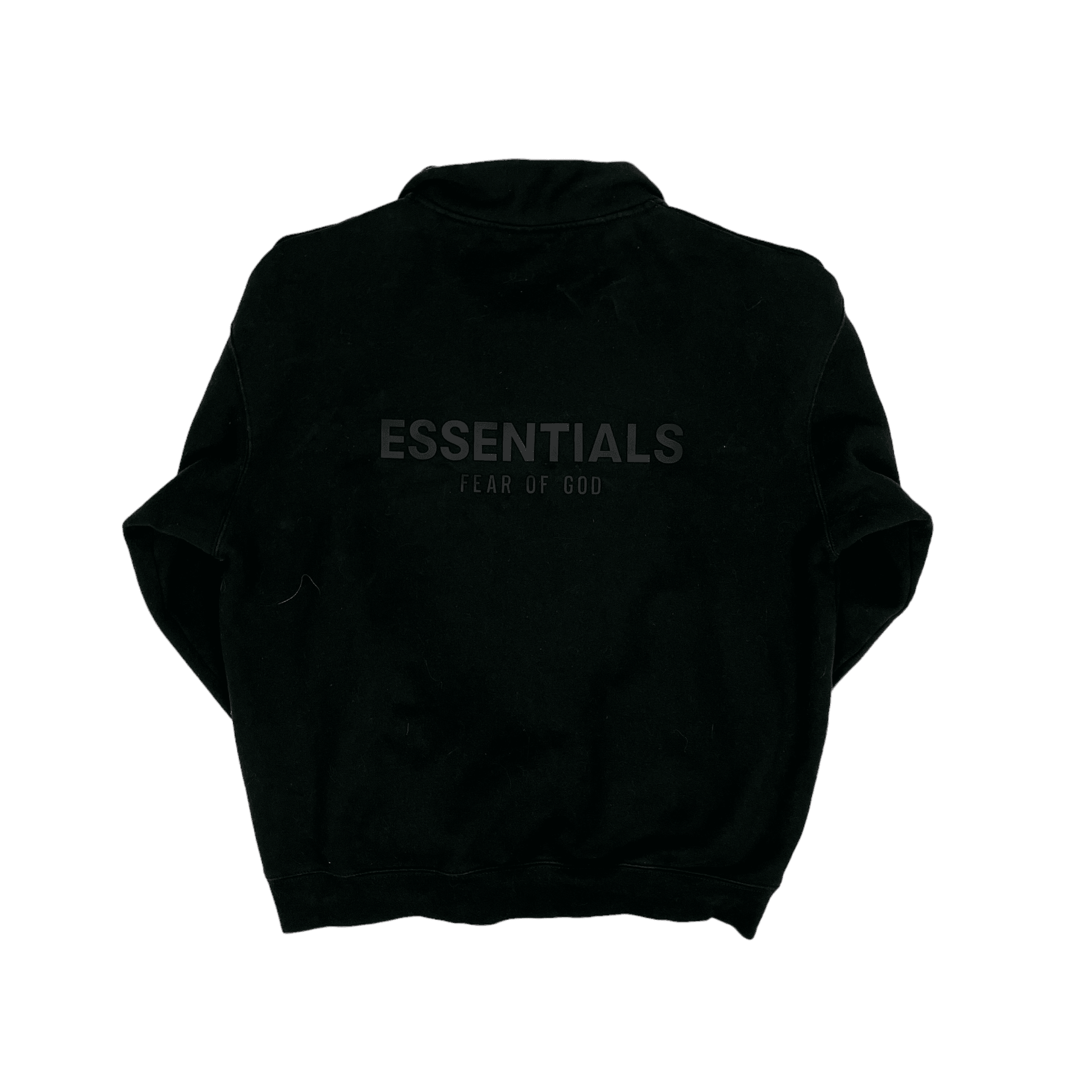 Fear of god essentials sales half zip pullover hoodie
