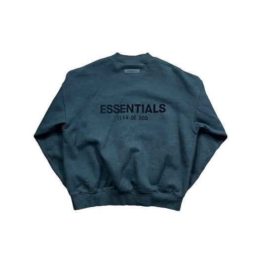 Black Fear Of God Essentials Sweatshirt - Medium - The Streetwear Studio