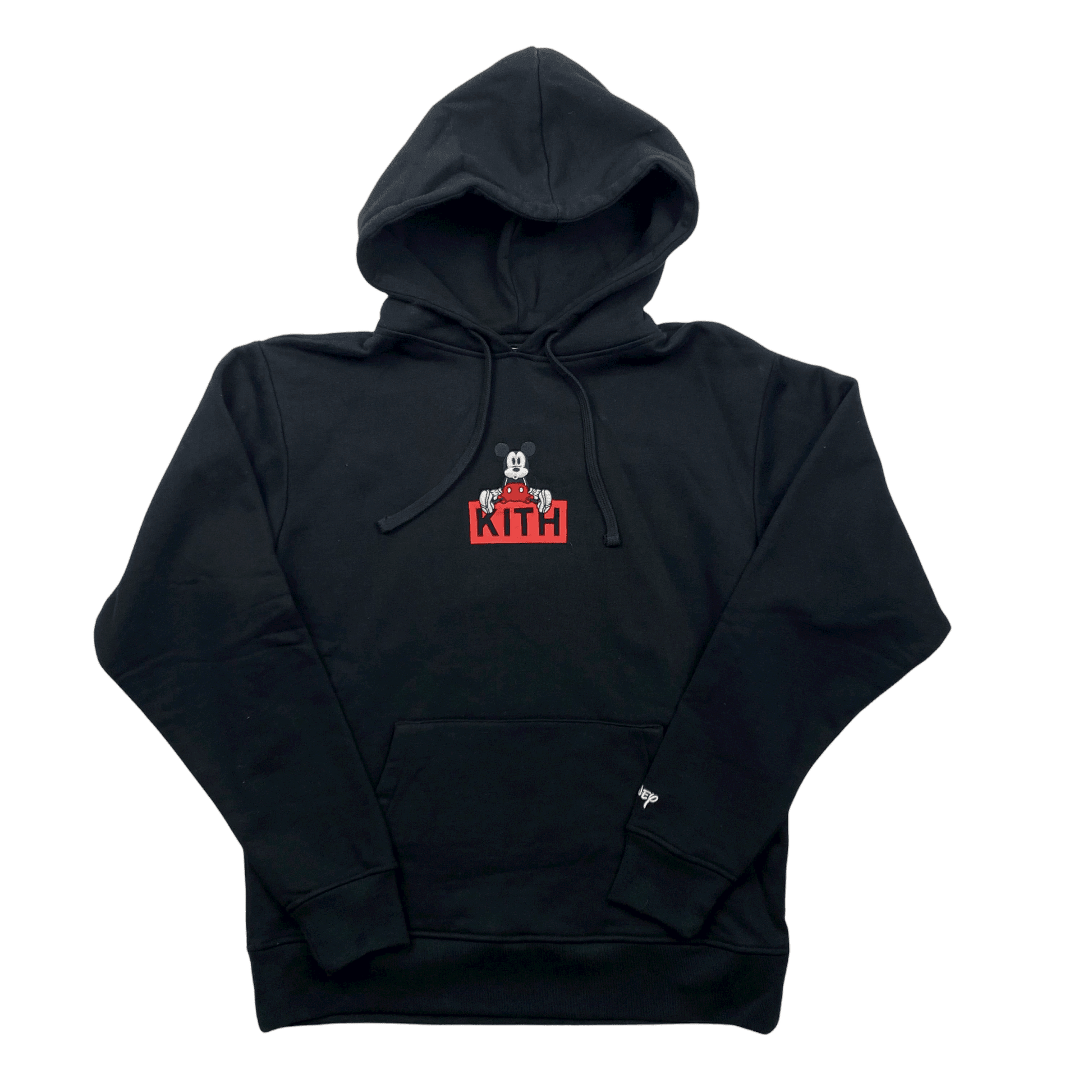 Black Kith x Mickey Mouse Disney Box Logo Hoodie - Large