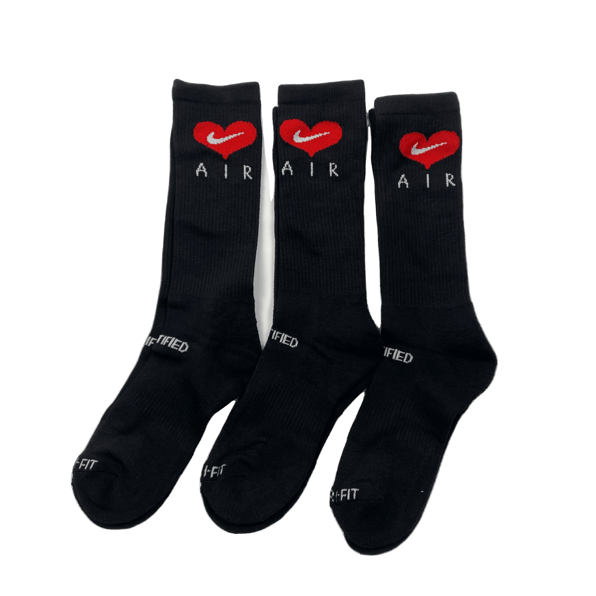 Black Nike x Certified Lover Boy (CLB) Socks - 3 Pairs - The Streetwear Studio