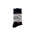 Black + Red Corteiz All Starz Socks - The Streetwear Studio