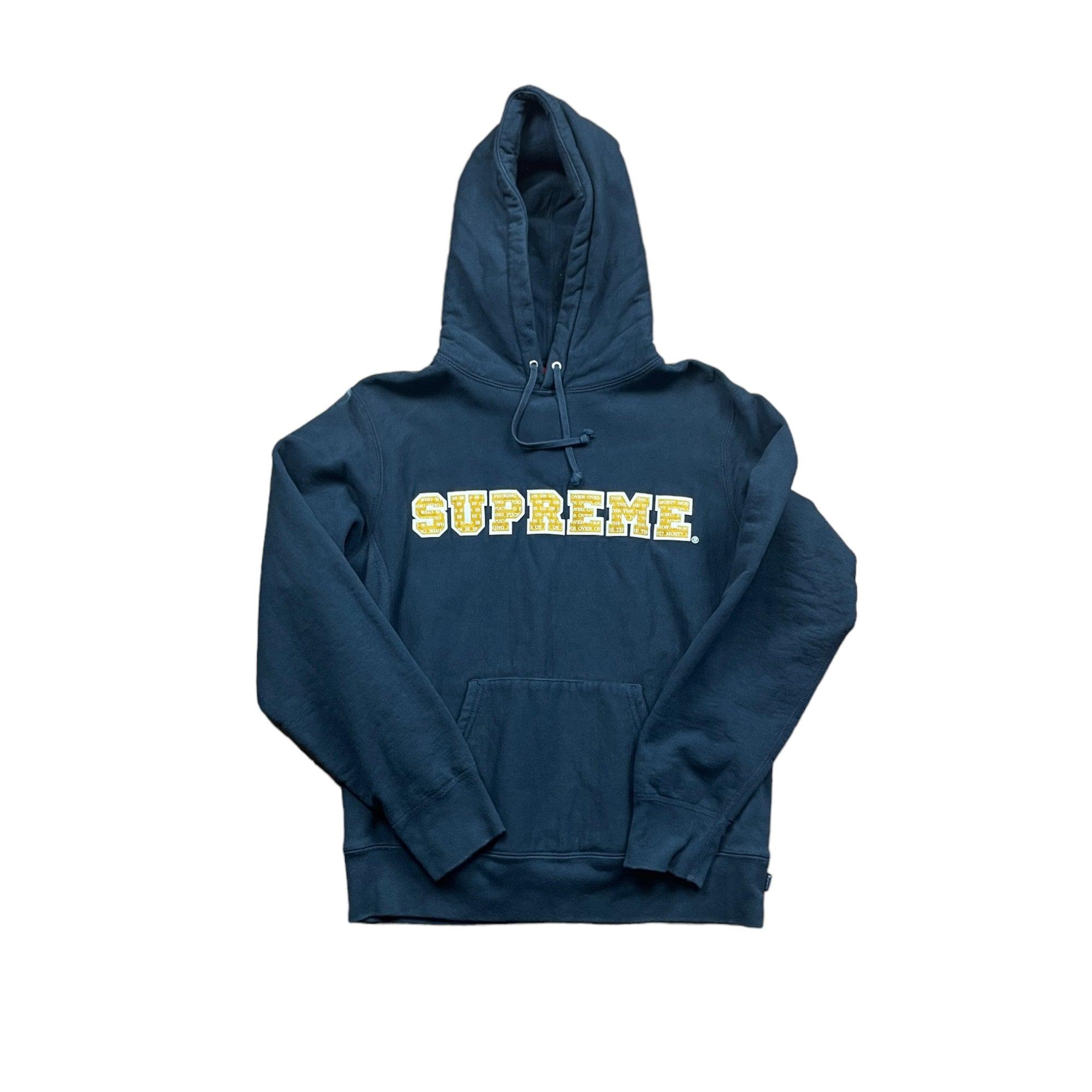 Black Supreme The Most Hated Hoodie - Small - The Streetwear Studio