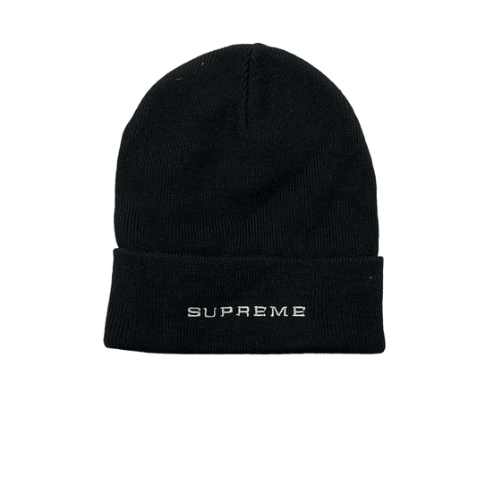 Black Supreme x Nike Beanie Hat - The Streetwear Studio