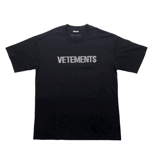 Black Vetements Tee - Large - The Streetwear Studio