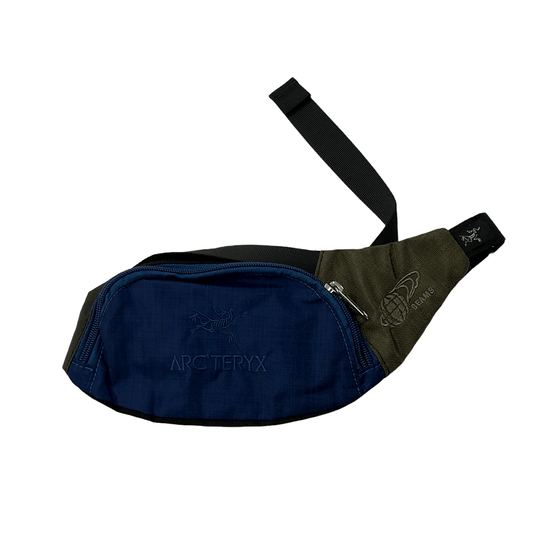 Blue, Green + Black Arc'Teryx x Beams FW17 Waist Bag - The Streetwear Studio