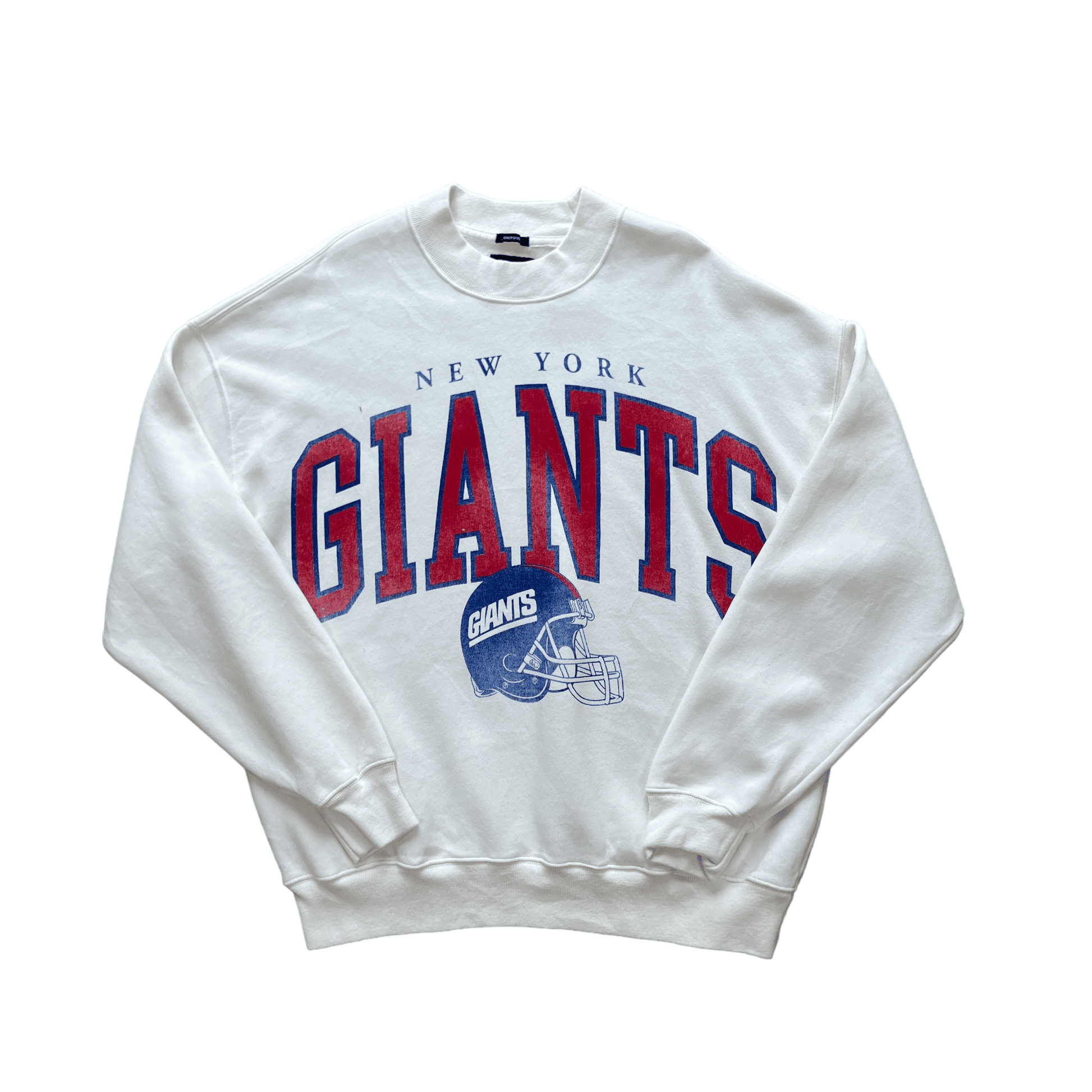BNWT Vintage White NFL New York Giants Oversized Sweatshirt Small