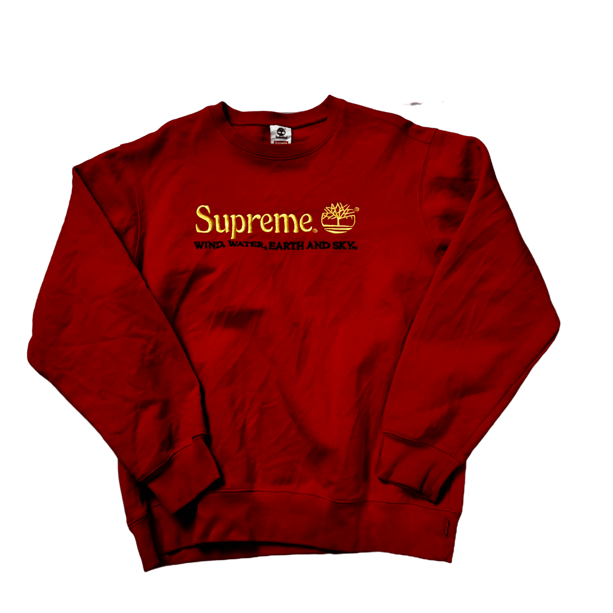 Red Supreme x Timberland Sweatshirt - L