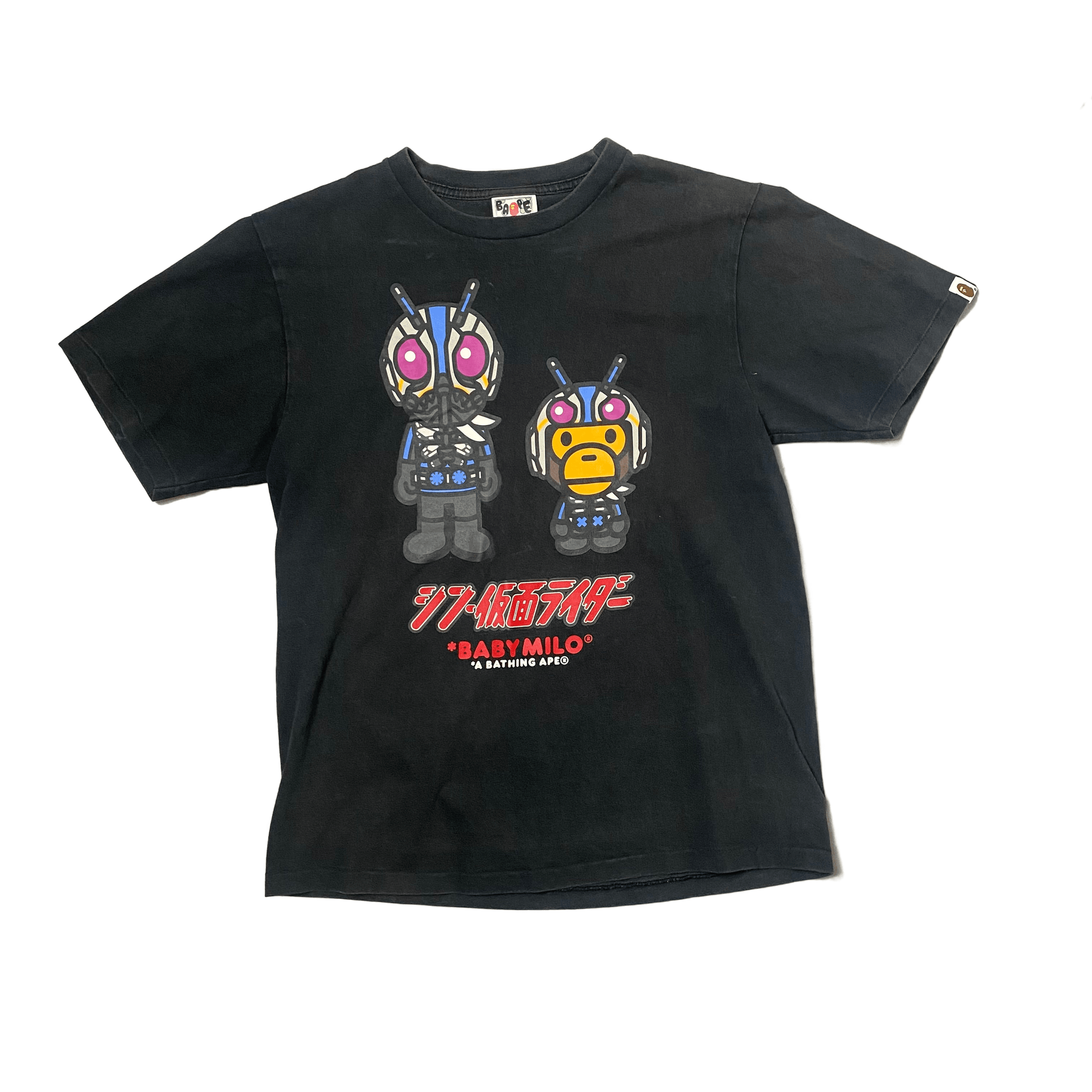 Black A Bathing Ape (BAPE) x Shin Kamen Rider Tee - M