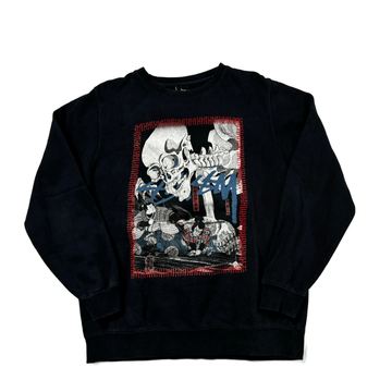 Navy Blue Stussy Sweatshirt - M