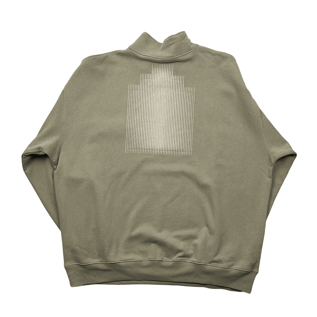 Cream Cav Empt SS18 Quarter Zip Sweatshirt Extra Large