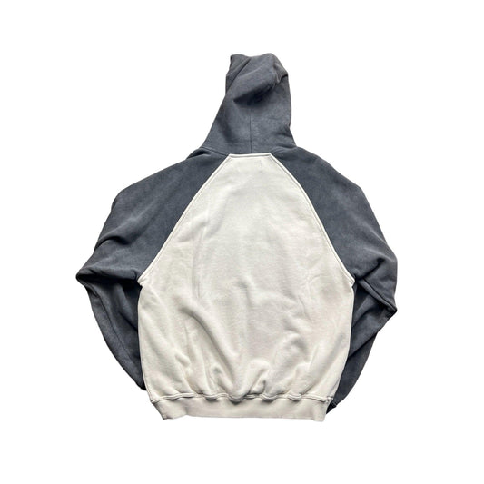 Cream + Grey Represent Blank Hoodie - Large - The Streetwear Studio