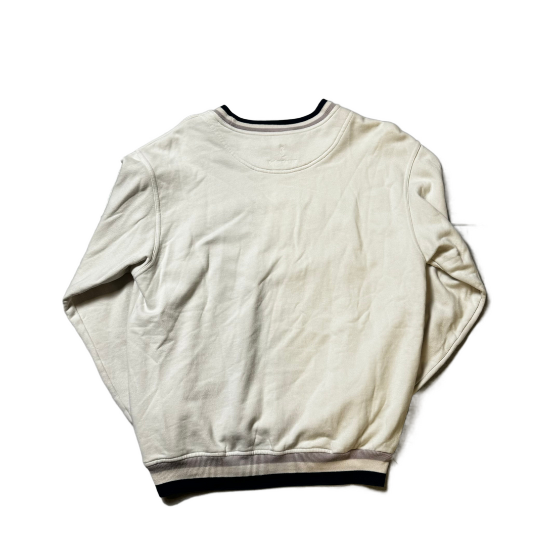 Vintage White Yves Saint Laurent (YSL) Sweatshirt - M