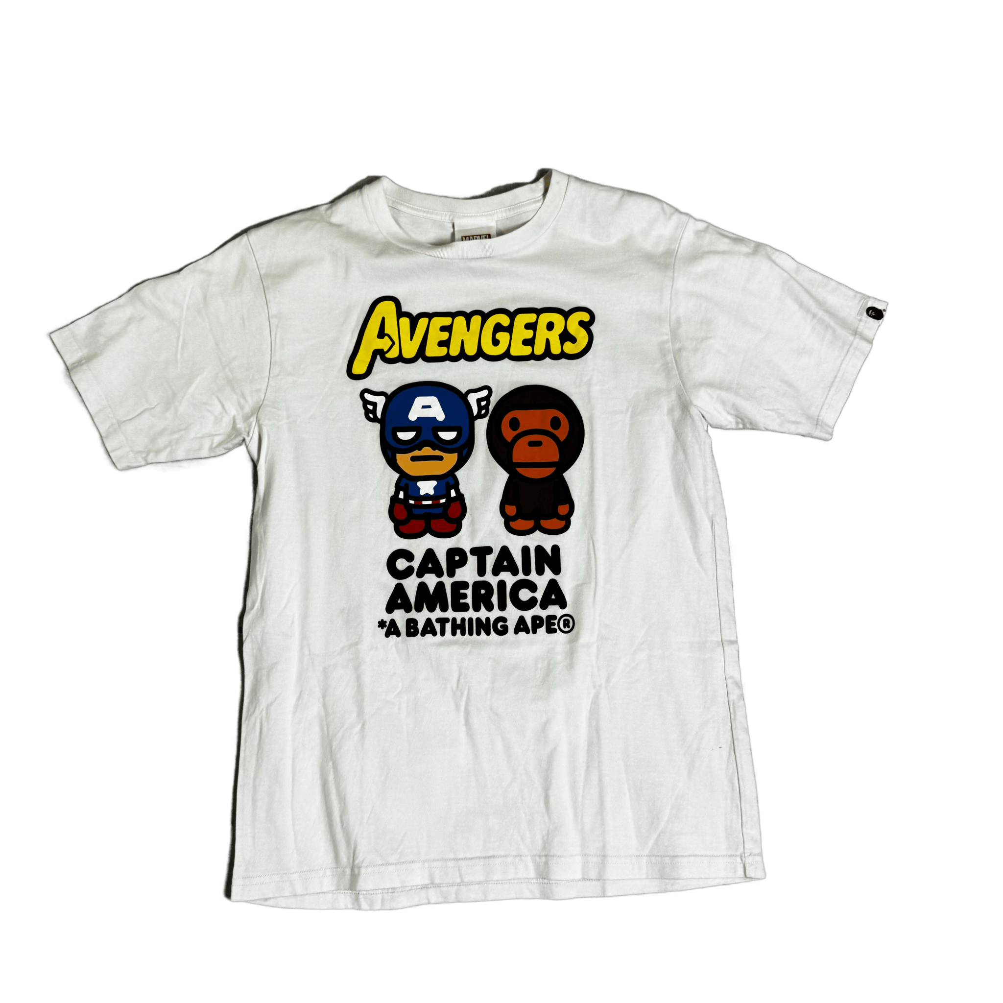 White A Bathing Ape (BAPE) x Marvel Tee - M