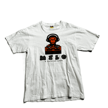 White A Bathing Ape (BAPE) Tee - L