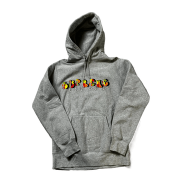 Grey Supreme Hoodie - M