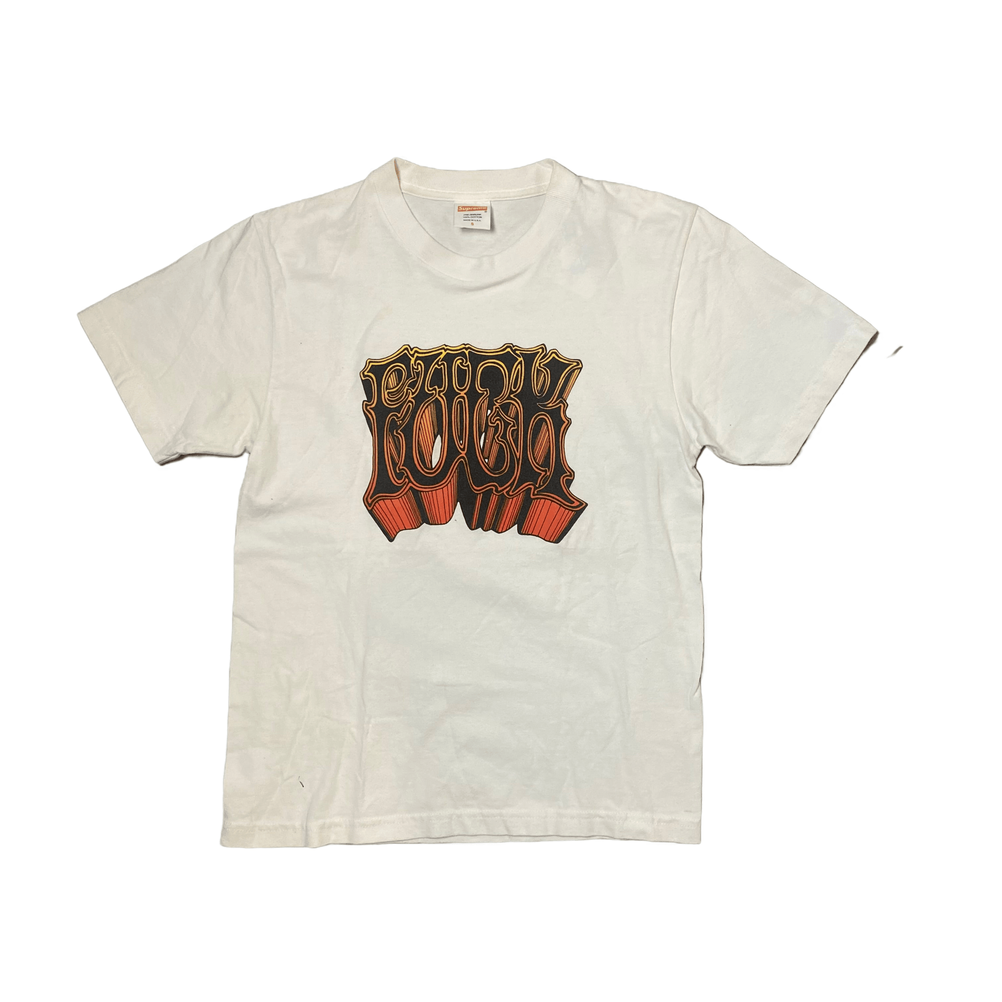 White Supreme Tee - S